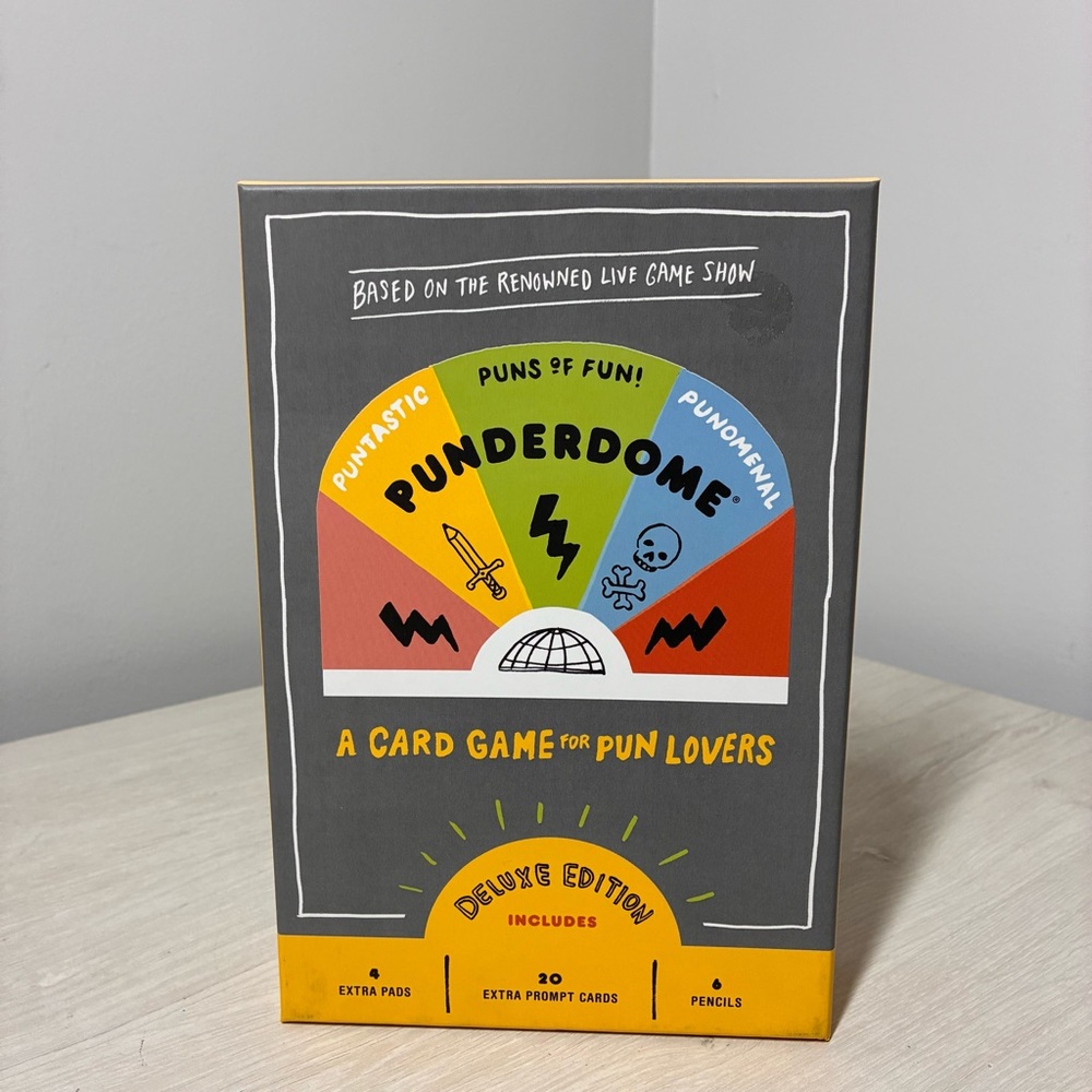 Punderdome Deluxe Edition Party Card Game for Pun Lovers Humor Family Adults Fun